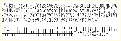 �}�F�@��ˑ������i2�o�C�g���p�����E�r��(PC-9801/9821�ŗL)�j